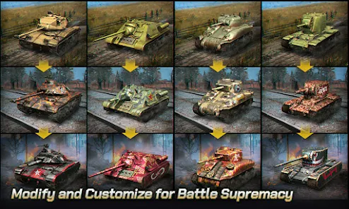 Tank Legion: Elite savaş alanında tanklar